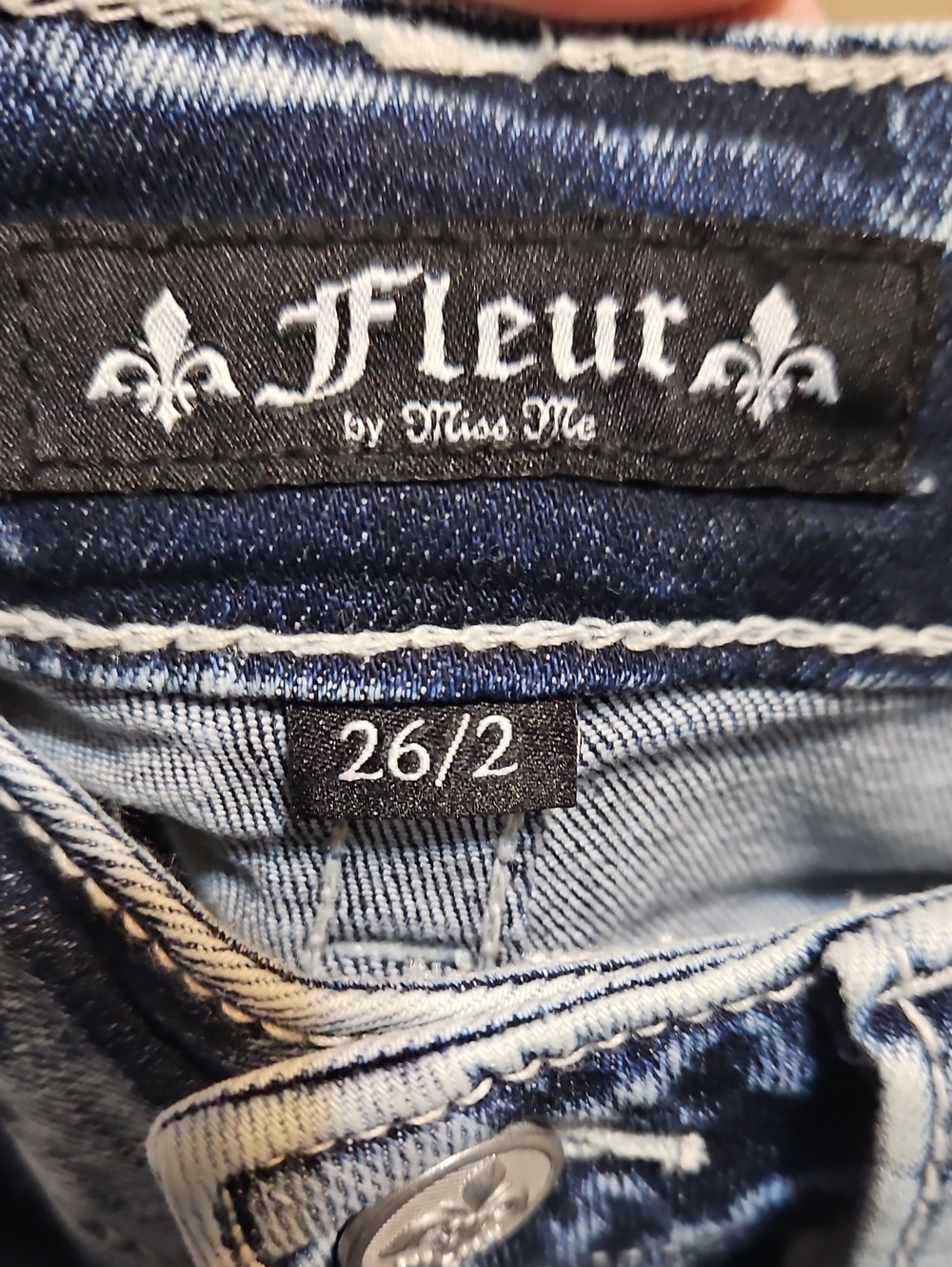 Fleur By Miss Me Low-Rise Bootcut Denim Jeans-NWOT - Picture 11 of 12